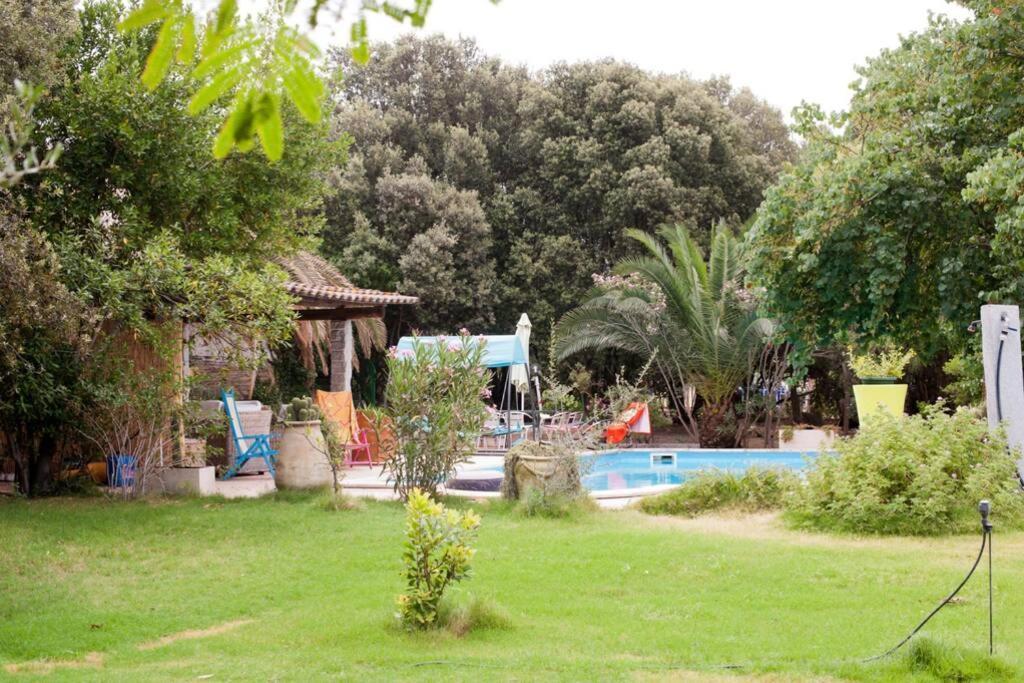 Loft Mansardato Con Giardino E Piscina In Villa Privata Loft With Garden And Swimming Pool In A Private Villa Sestu エクステリア 写真